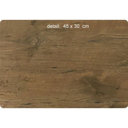 Li-Go 5275/DUB2 - reguliuojamo ryškumo LED sieninė dekoracija LED/10W/5V 20000 mAh 42x42 cm ąžuolas/Ąžuolas ratu + nuotolinis valdymas