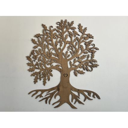 Li-Go 5729/DUB2 - LED sieninė dekoracija su judesio jutikliu LED/10W/5V 90x110 cm ąžuolas