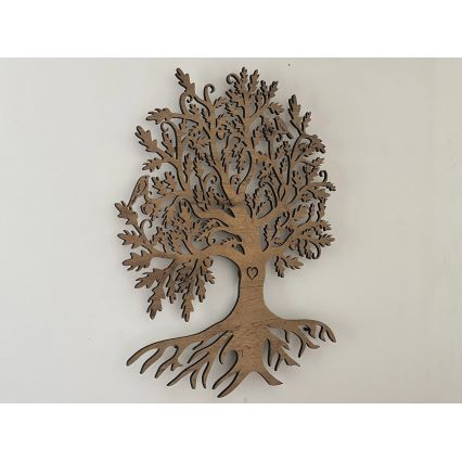 Li-Go 5729/DUB2 - LED sieninė dekoracija su judesio jutikliu LED/10W/5V 90x110 cm ąžuolas