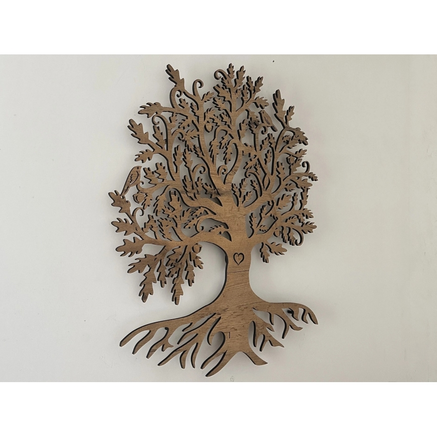 Li-Go 5729/DUB2 - LED sieninė dekoracija su judesio jutikliu LED/10W/5V 90x110 cm ąžuolas