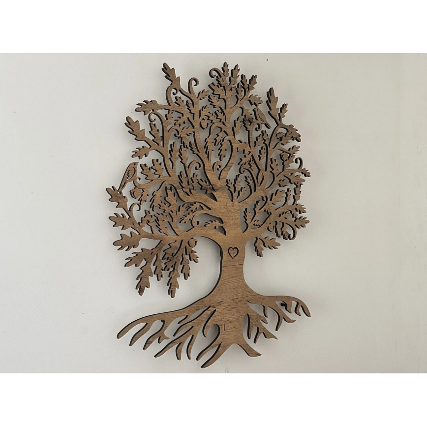 Li-Go 5732/DUB/S2 - reguliuojama LED sieninė dekoracija LED/10W/5V 20000 mAh 68x80 cm ąžuolas