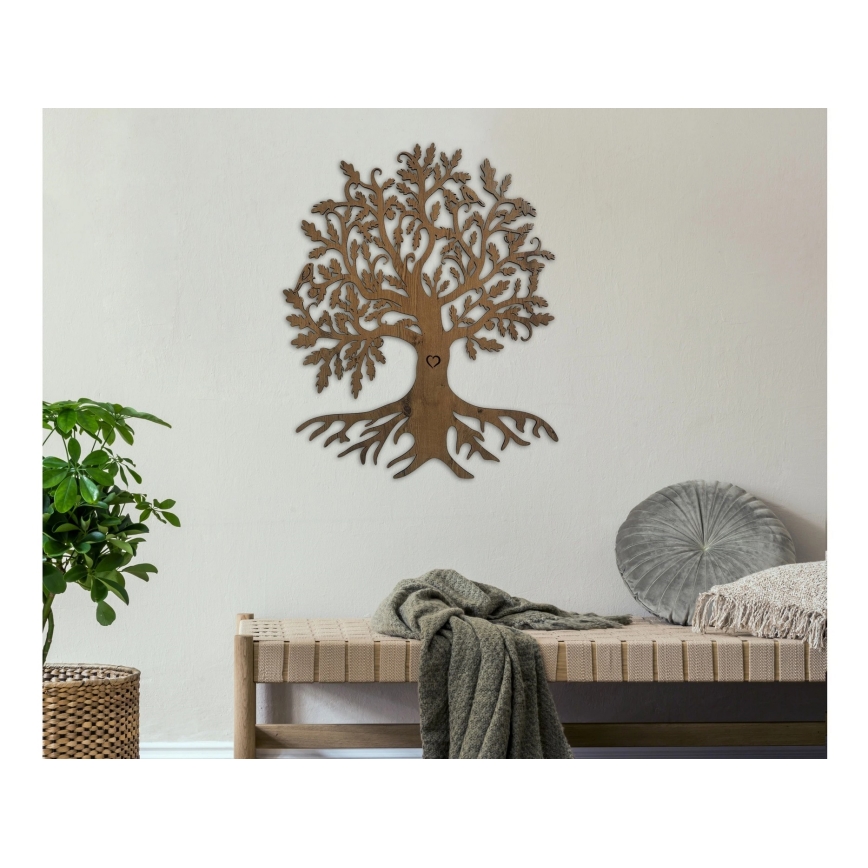 Li-Go 5739/DUB2 - Dimeriuojamas sieninis dekoratyvinis LED šviestuvas LED/10W/230V 68x80 cm ąžuolas