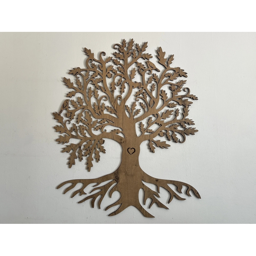 Li-Go 5739/DUB2 - Dimeriuojamas sieninis dekoratyvinis LED šviestuvas LED/10W/230V 68x80 cm ąžuolas