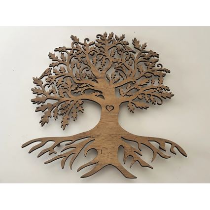 Li-Go 5739/DUB2 - Dimeriuojamas sieninis dekoratyvinis LED šviestuvas LED/10W/230V 68x80 cm ąžuolas