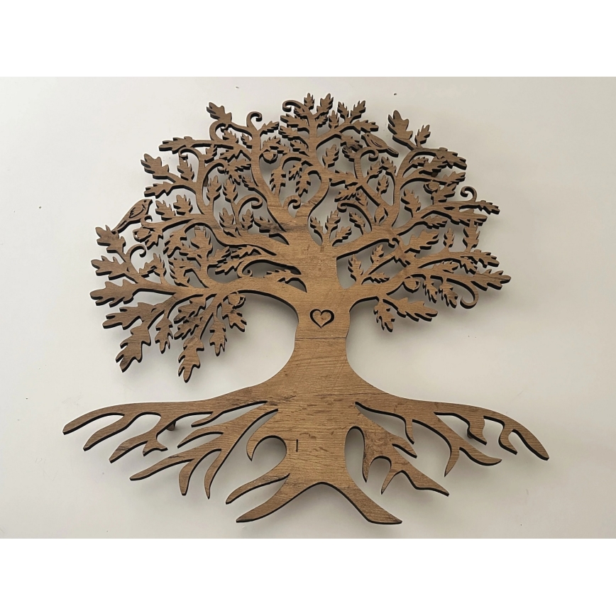 Li-Go 5739/DUB2 - Dimeriuojamas sieninis dekoratyvinis LED šviestuvas LED/10W/230V 68x80 cm ąžuolas