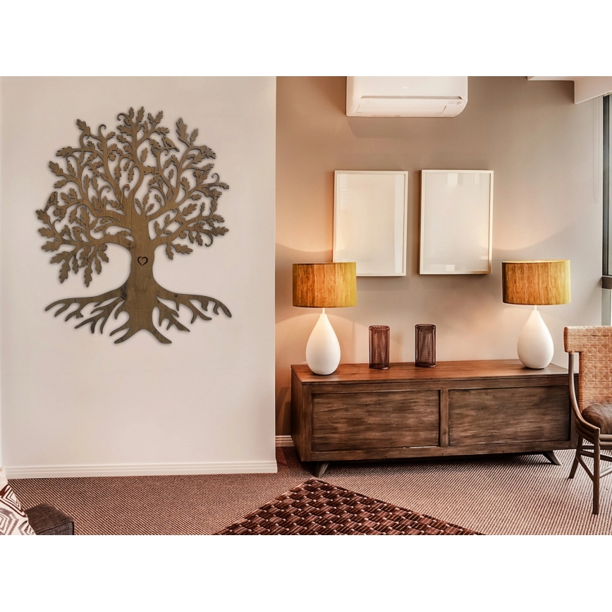 Li-Go 5742/DUB2 - dimeriuojama sieninė LED dekoracija LED/10W/230V 90x110 cm ąžuolas