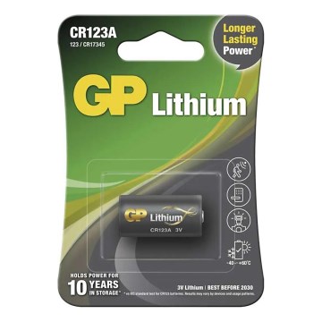 Ličio baterija CR123A GP LITHIUM 3V/1400 mAh