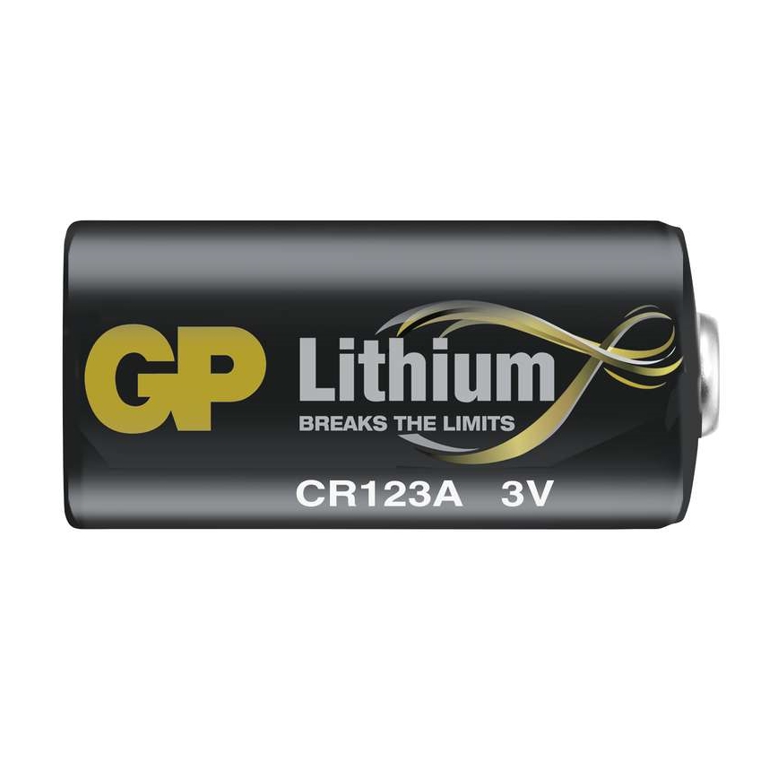 Ličio baterijos  CR123A GP LITHIUM 3V/1400 mAh