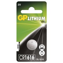 Ličio baterijos  (tabletė) CR1616 GP LITHIUM 3V/55 mAh