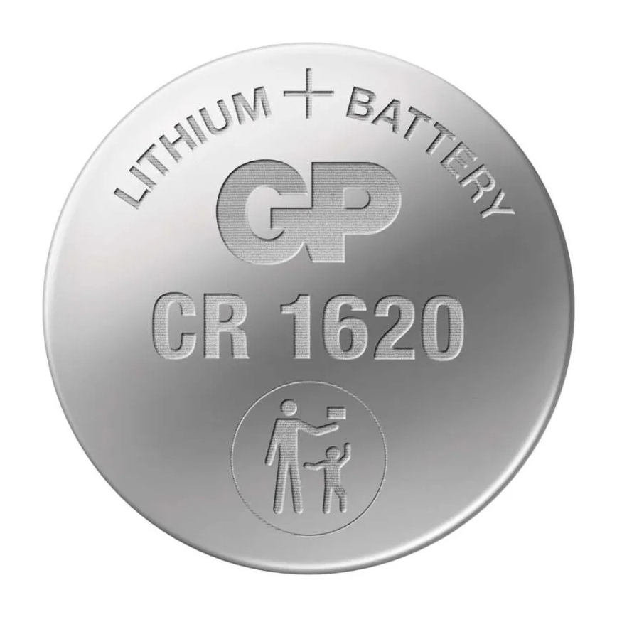 Ličio baterijos  (tabletė) CR1620 GP LITHIUM 3V/75 mAh