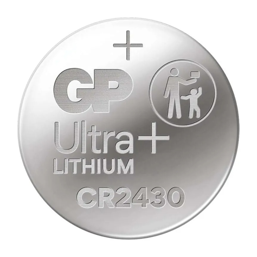Ličio baterijos  (tabletė) CR2430 GP LITHIUM 3V/300 mAh