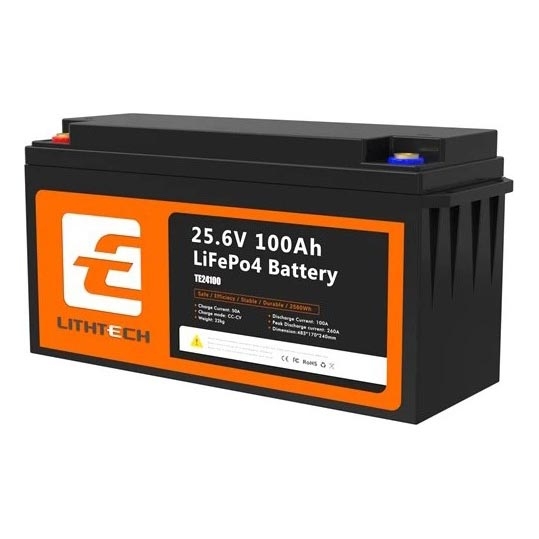 LiFePO4 akumuliatorius saulės sistemoms 25,6 V/100 Ah, IP66
