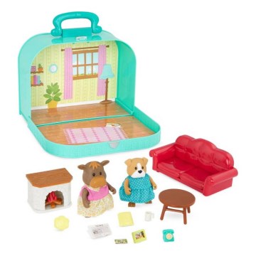 Li'l Woodzeez - KOMPLEKTAS in a dėklas living room