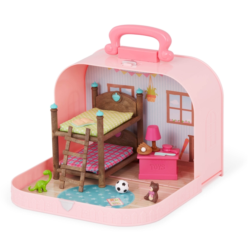 Li'l Woodzeez - KOMPLEKTAS in a dėklas vaikiškas room