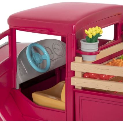 Li'l Woodzeez – žaislų rinkinio sunkvežimis su maisto stovu 3xAAA