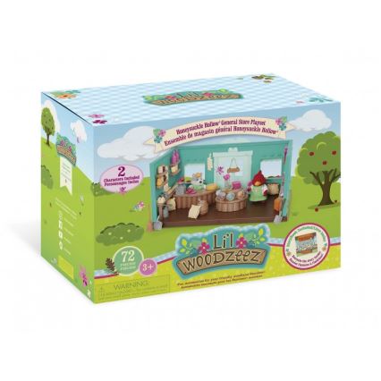 Li'l Woodzeez - Žaislų rinkinių bakalėjos parduotuvė
