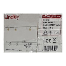 Lindby - Akcentinis šviestuvas bėgių sistemai JEANIT 4xE14/4,5W/230V