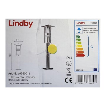 Lindby - Lauko lempa ERINA 1xE27/60W/230V IP44