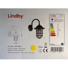 Lindby – Lauko sieninis šviestuvas NAILA 1xE27/60W/230V IP44