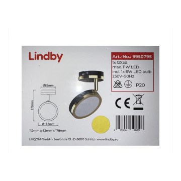 Lindby - LED akcentinis šviestuvas 1xGX53/6W/230V