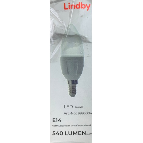 Lindby - LED elektros lemputė E14/4,9W/230V 3000K