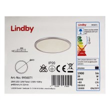Lindby - LED Lubinis šviestuvas LEONTA LED/20W/230V