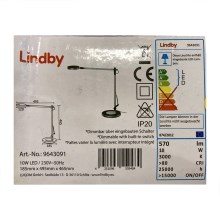 Lindby - LED Reguliuojama jutiklinė stalinė lempa RILANA LED/10W/230V