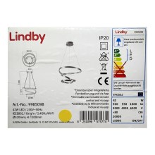 Lindby - LED Reguliuojamas pakabinamas sietynas VERIO LED/230V + nuotolinio valdymo pultas