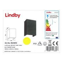 Lindby - LED Sieninis šviestuvas ALBIN 1xG9/3W/230V