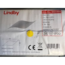 Lindby - LED Sieninis šviestuvas SALKA 2xLED/2W/230V