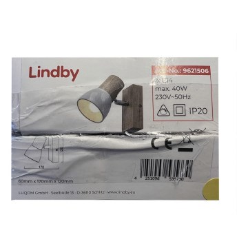 Lindby - Sieninis akcentinis šviestuvas THORIN 1xE14/40W/230V