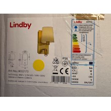 Lindby – Sieninis šviestuvas AIDEN 1xE14/40W/230V + LED/3,1W/230V