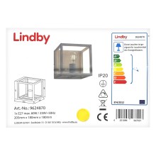 Lindby - Sieninis šviestuvas MERON 1xE27/60W/230V