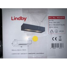 Lindby - Sieninis šviestuvas NELLIE 2xG9/5W/230V