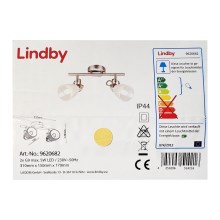 Lindby - Sieninis vonios šviestuvas KARA 2xG9/5W/230V IP44