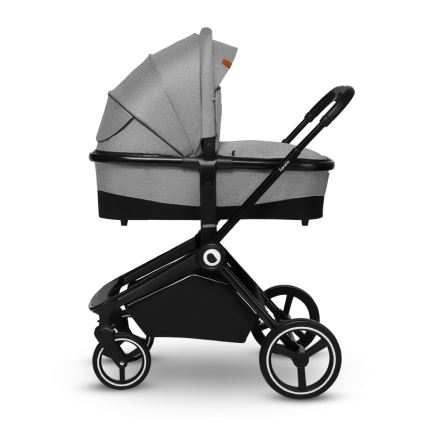 Lionelo - 2in1 kombinuotas vežimėlis MIKA Grey Stone