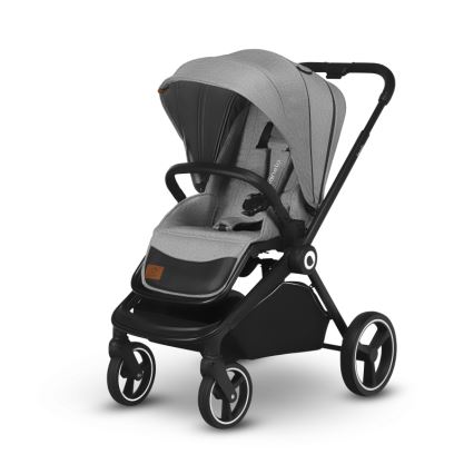 Lionelo - 2in1 kombinuotas vežimėlis MIKA Grey Stone
