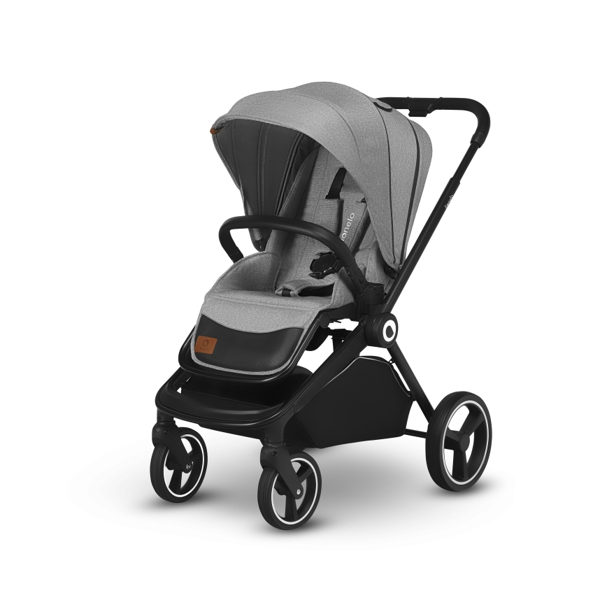 Lionelo - 2in1 kombinuotas vežimėlis MIKA Grey Stone