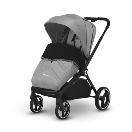 Lionelo - 2in1 kombinuotas vežimėlis MIKA Grey Stone