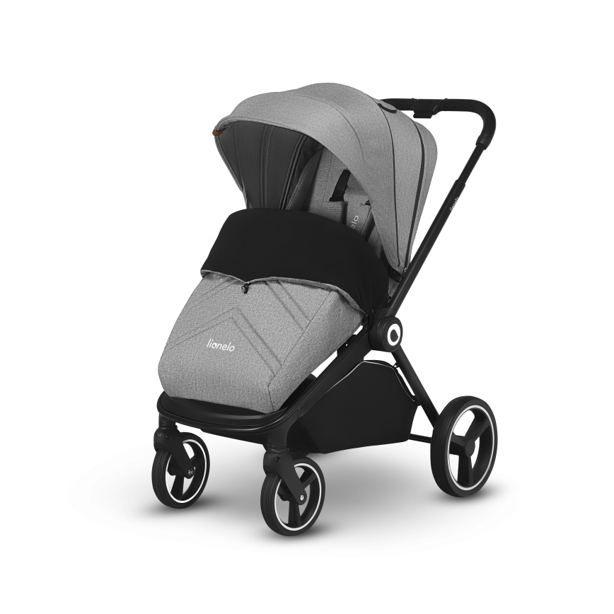 Lionelo - 2in1 kombinuotas vežimėlis MIKA Grey Stone