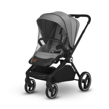 Lionelo - 2in1 kombinuotas vežimėlis MIKA Grey Stone