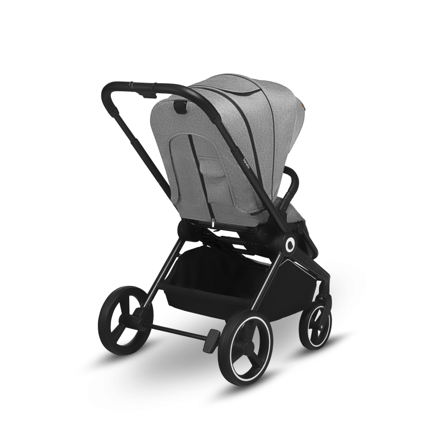 Lionelo - 2in1 kombinuotas vežimėlis MIKA Grey Stone