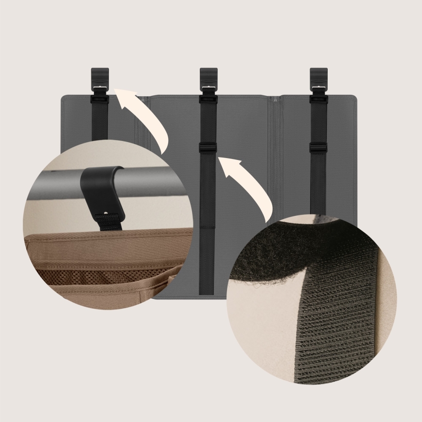 Lionelo - 3 viename lovytei organizatorius SIDEPOCKET pilka