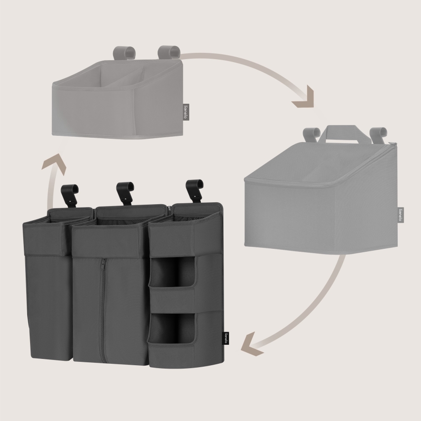 Lionelo - 3 viename lovytei organizatorius SIDEPOCKET pilka