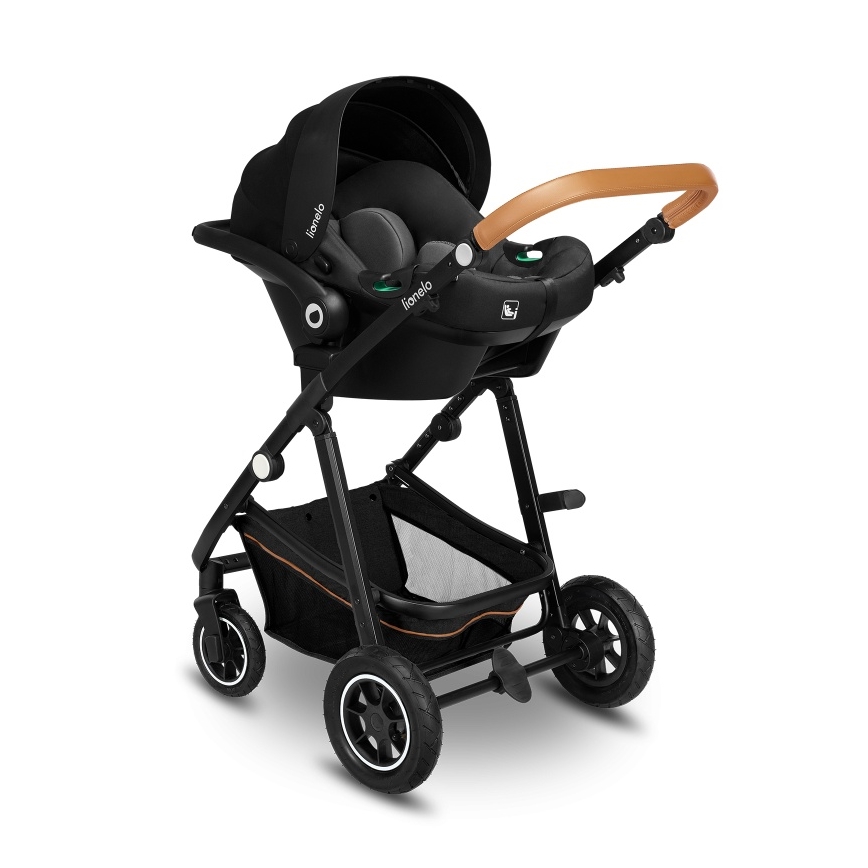 Lionelo - 3in1 kombinuotas vežimėlis AMBER Grey Graphite