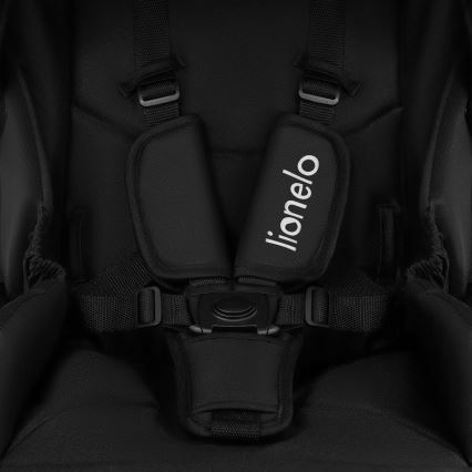Lionelo - 3in1 kombinuotas vežimėlis MERIL Black Onyx