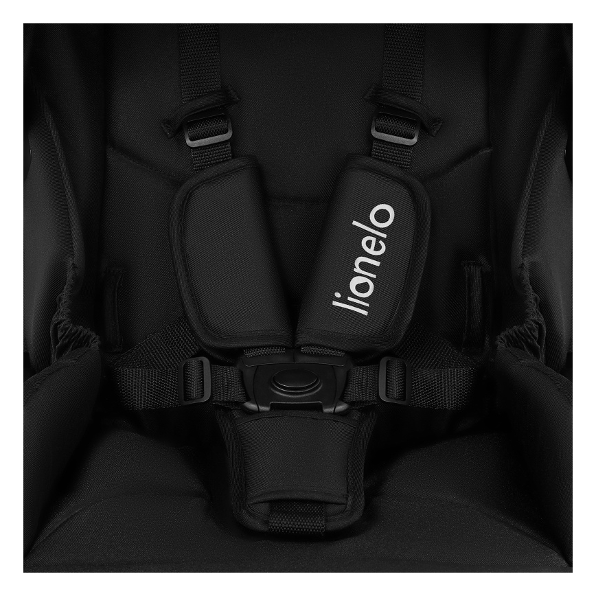 Lionelo - 3in1 kombinuotas vežimėlis MERIL Black Onyx