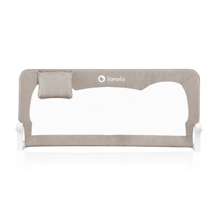 Lionelo - Apsauginė lovos tvorelė HANNA Beige Melange