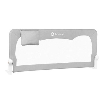 Lionelo - Apsauginė lovos tvorelė HANNA, pilka melange
