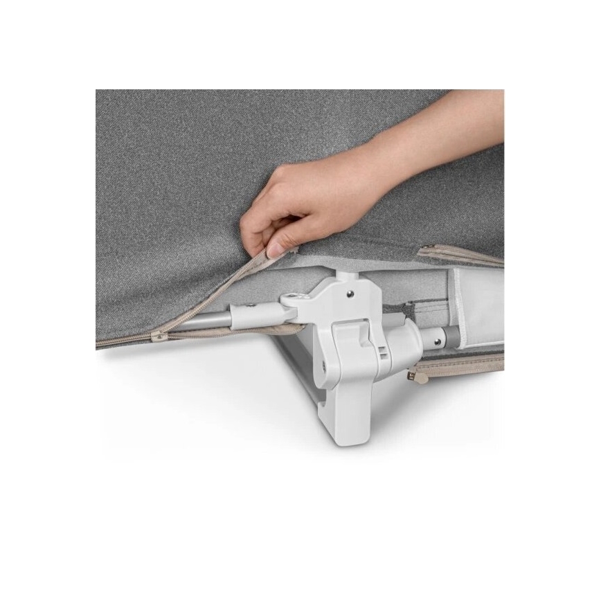 Lionelo - Apsauginė lovos tvorelė LORA tamsiai pilka